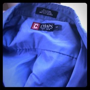 boys size 10 chaps button down shirts